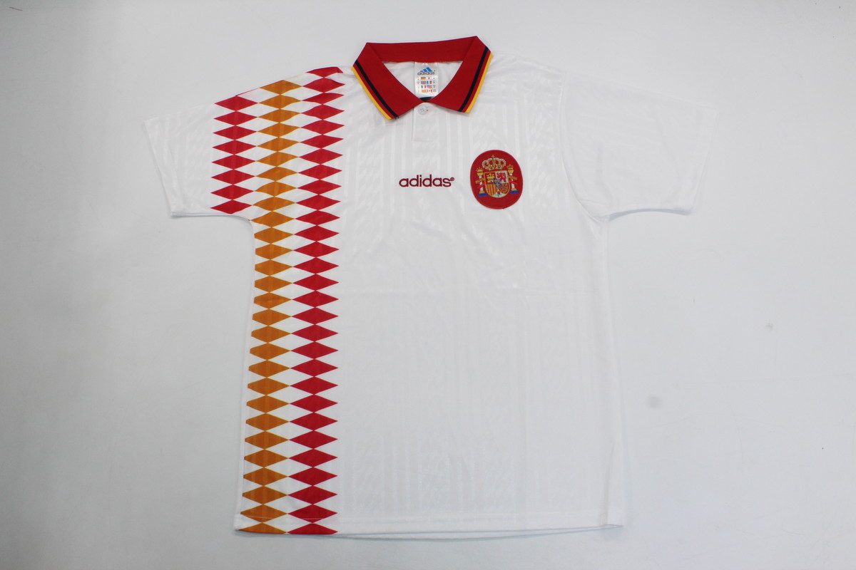 AAA Quality Spain 1994 World Cup Away White Jersey